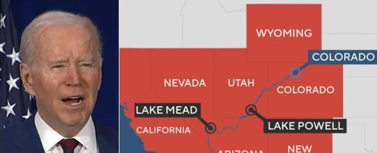 Biden admin pushes plan to cut water supply to 40M Americans in western states, citing climate change