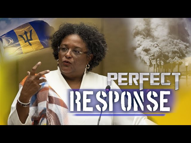 Barbados PM Mia Mottley Gives The Perfect Response To Reporter Pressing Her About Climate Change