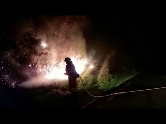 More than 100 wildfires rage in northern Spain
