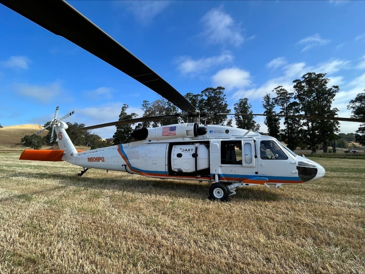 Black Hawk Helicopter To Help Fight Marin County Wildfires