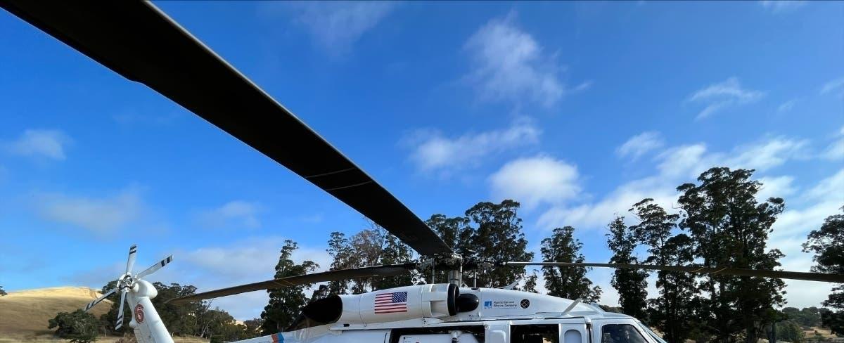 Black Hawk Helicopter To Help Fight Marin County Wildfires
