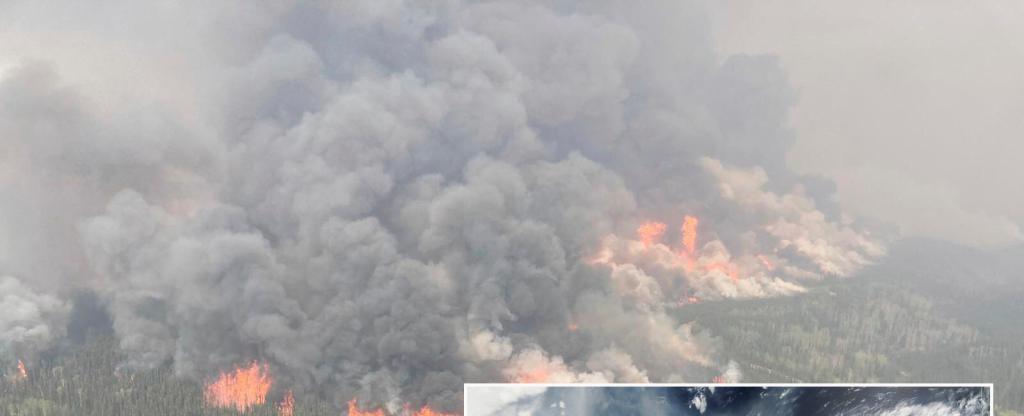 Smoke from raging Canadian wildfires hits Europe as record acres burn