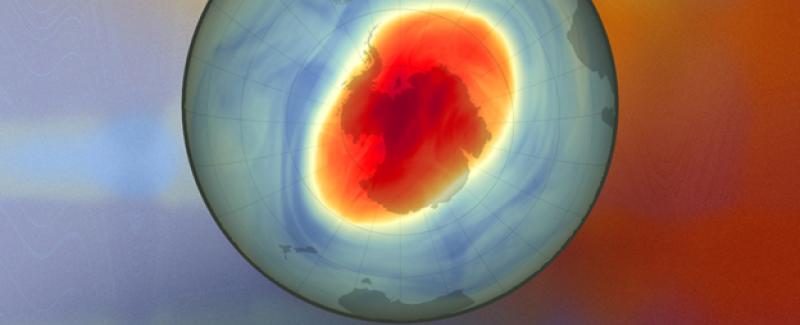 Smoke particles from wildfires can erode the ozone layer