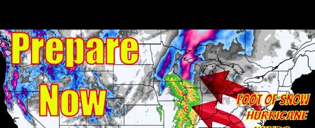This Storm Will Bring Hurricane Winds, Tornadoes & Potential Foot Of Snow!