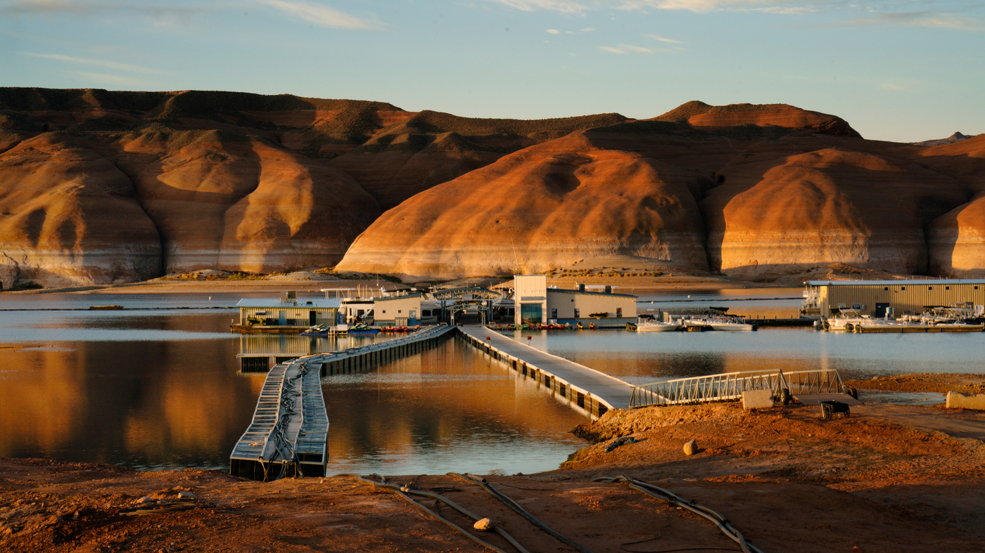 Climate change is shrinking lakes for a quarter of the world's population : NPR
