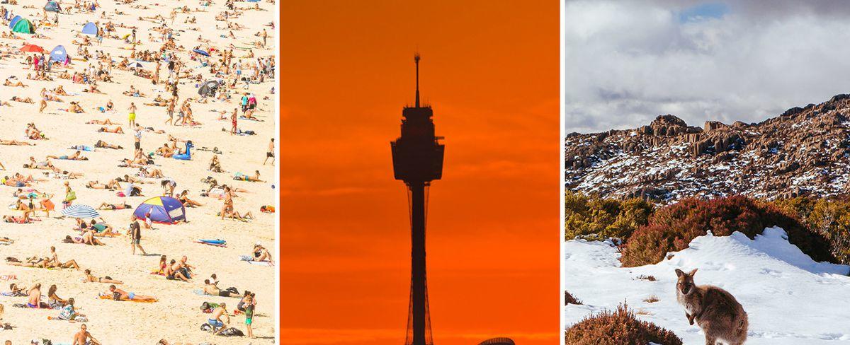 Extreme weather changes to hit Australia, fire warnings then snow