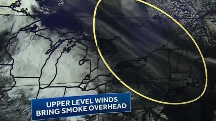 Smoke from wildfires in Canada cause hazy skies in New Hampshire