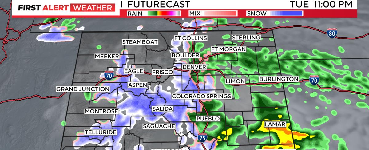 Colorado Weather: Strong spring storm arrives on Tuesday causing heavy rain and snow