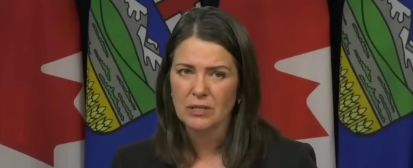 Danielle Smith claims wildfires would never have happened if trees refused to get vaccinated