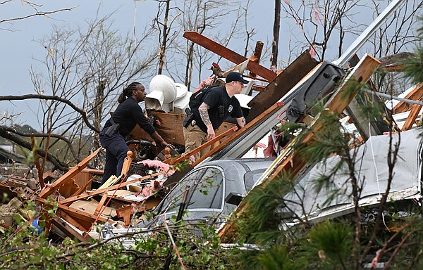 Three dead, dozens injured after tornados roar through Arkansas on Friday