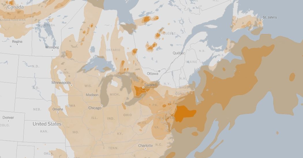 Canada Wildfire Tracker: Maps, Air Quality and Latest Smoke Forecast