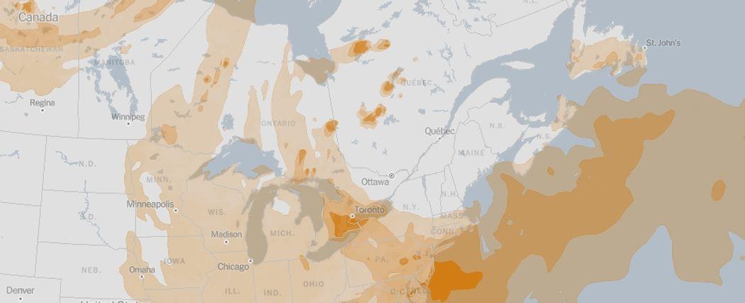 Canada Wildfire Tracker: Maps, Air Quality and Latest Smoke Forecast