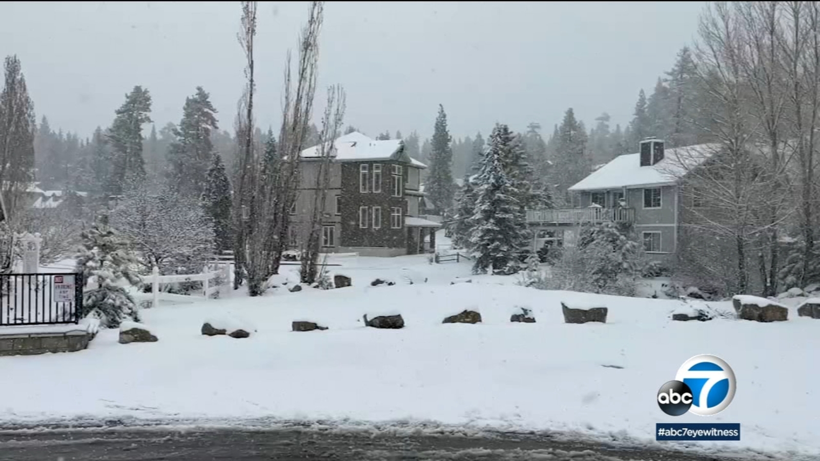 Southern California mountains get unusual surprise due to spring storm: Snow in May