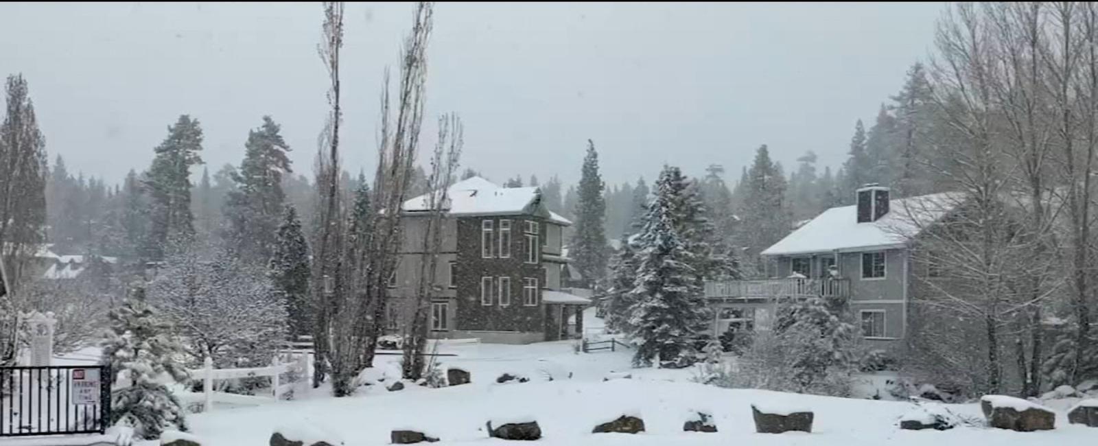 Southern California mountains get unusual surprise due to spring storm: Snow in May