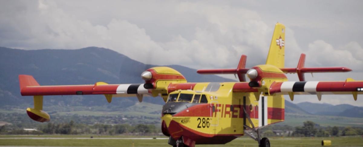 Bridger Aerospace Super Scoopers on their way to Canada to help fight wildfires