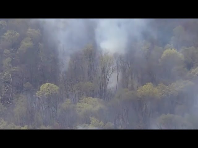 Wildfires rage in New Jersey
