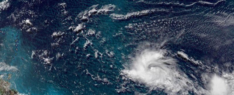 Tropical Storm Bret forms in the Atlantic and is forecast to become a hurricane by Wednesday
