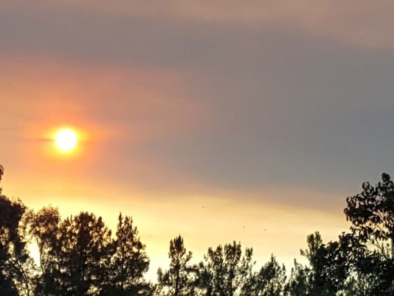 Scenic Sunsets, Sunrises In MD A Result Of Canadian Wildfires