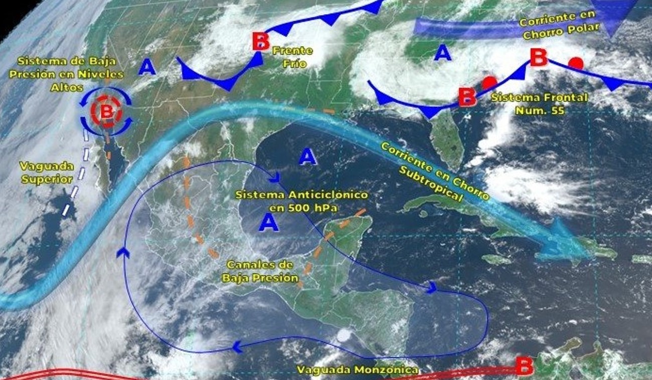 Prevén tornados en México y fuertes lluvias en varias regiones