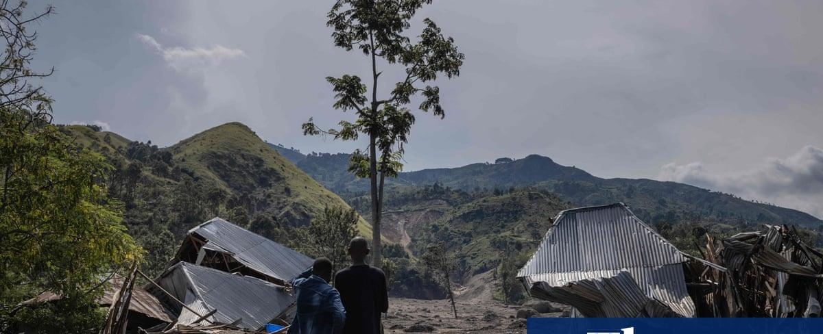 Rescue workers struggle to recover bodies after deadly floods and landslides in DRC – video