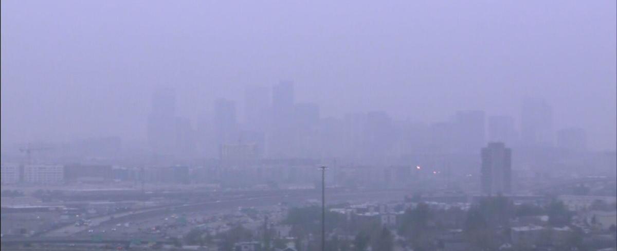 Smoke from Canadian wildfires moves into the Front Range