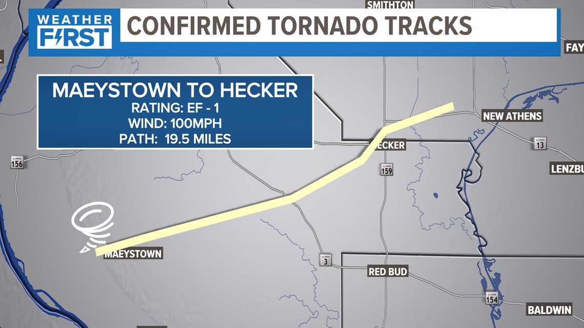 Breaking down St. Louis area tornados from Saturday's storms