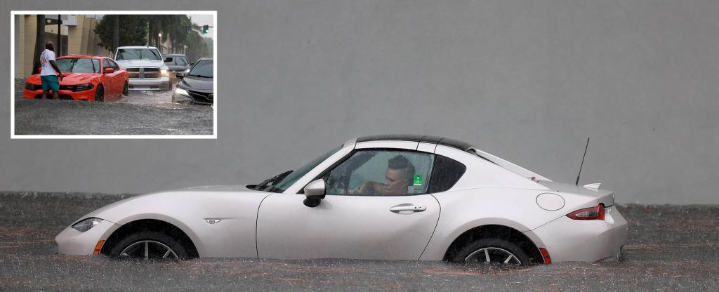 Fort Lauderdale airport closes as severe storms cause flash floods