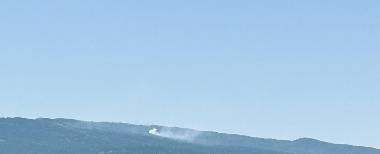 10K Fire burns in Sandia Mountains