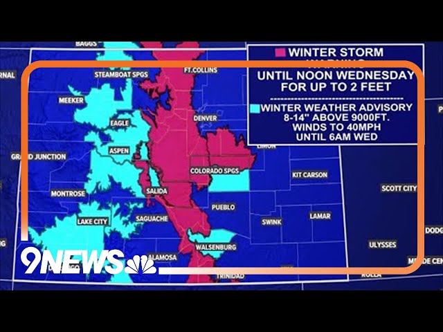 Spring storm with rain, snow headed for Colorado