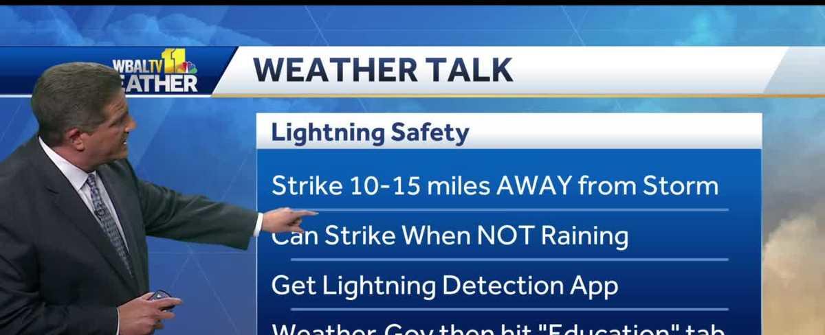 Weather Talk: Lightning safety tips, men struck more often