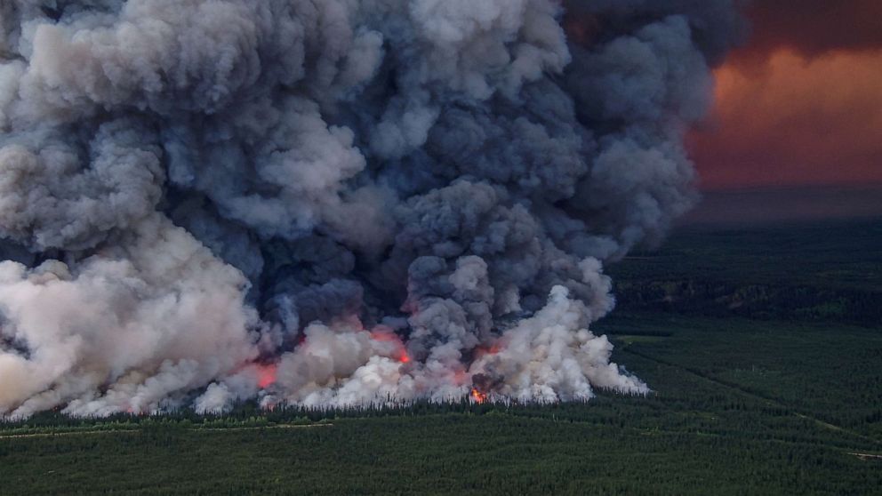 How Canada's wildfires and air quality warnings are connected to climate change