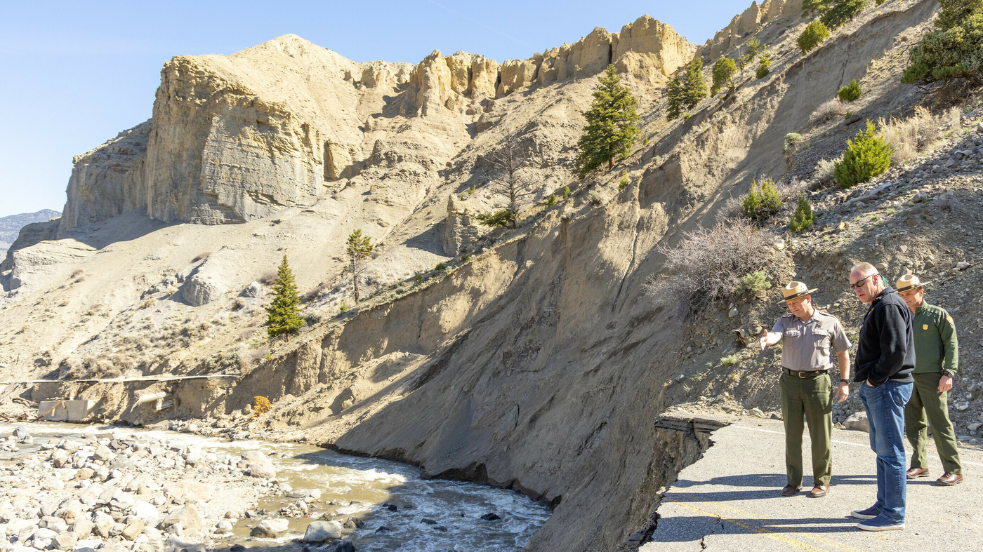 A year after Yellowstone floods, fishing guides have to learn 'whole new river' : NPR
