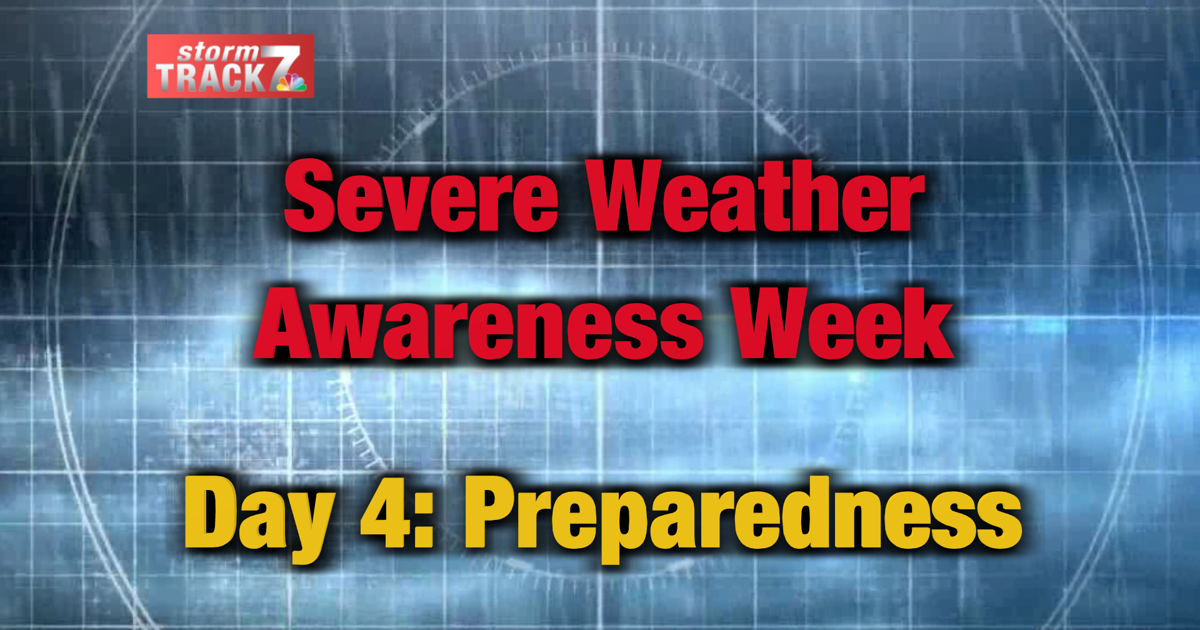 Severe Weather Awareness Week day 4: Family preparedness