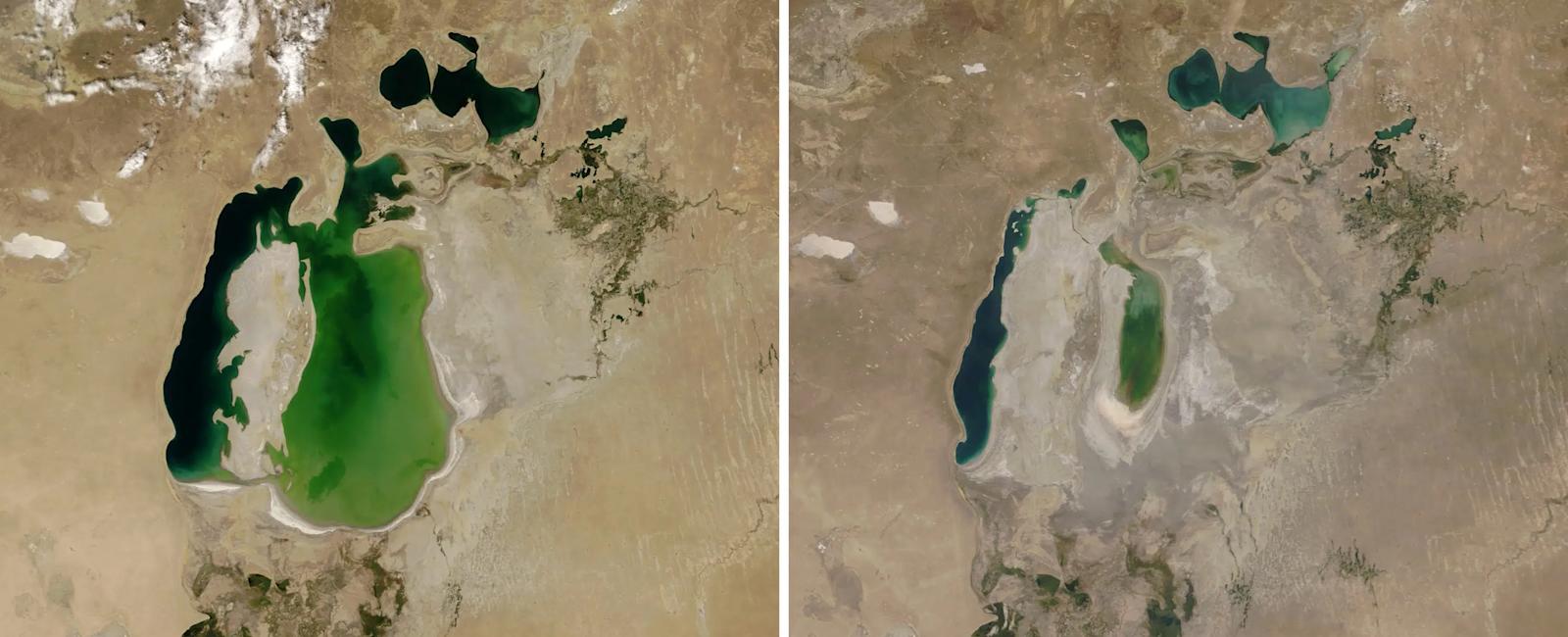 Incredible shrinking lakes: Humans, climate change, diversion costs trillions of gallons annually