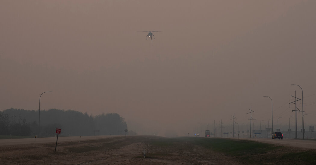 Canada Wildfires Rage in Alberta and British Columbia