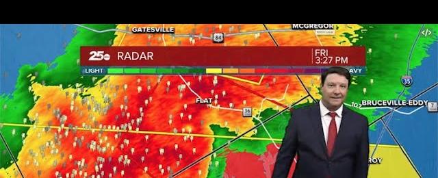 Hail and tornados in Central Texas