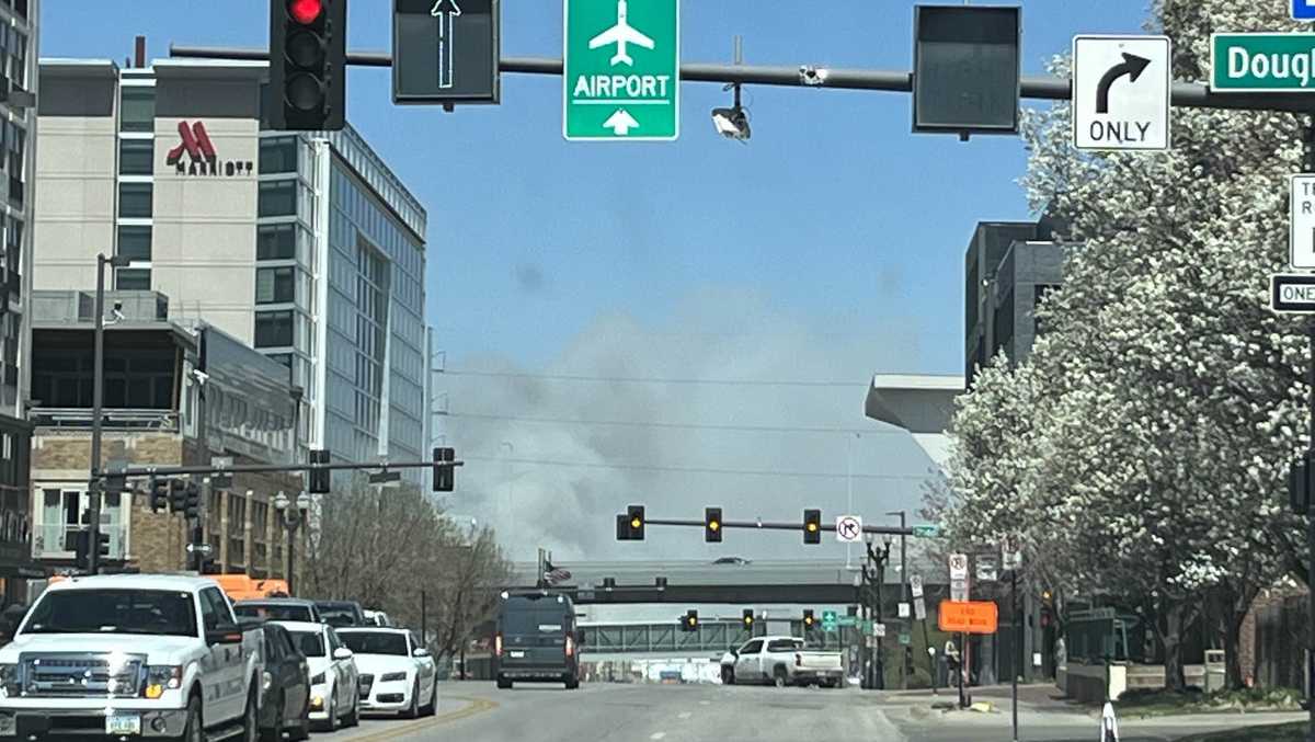 Iowa, Nebraska wildfires continue burning; smoke visible in Omaha