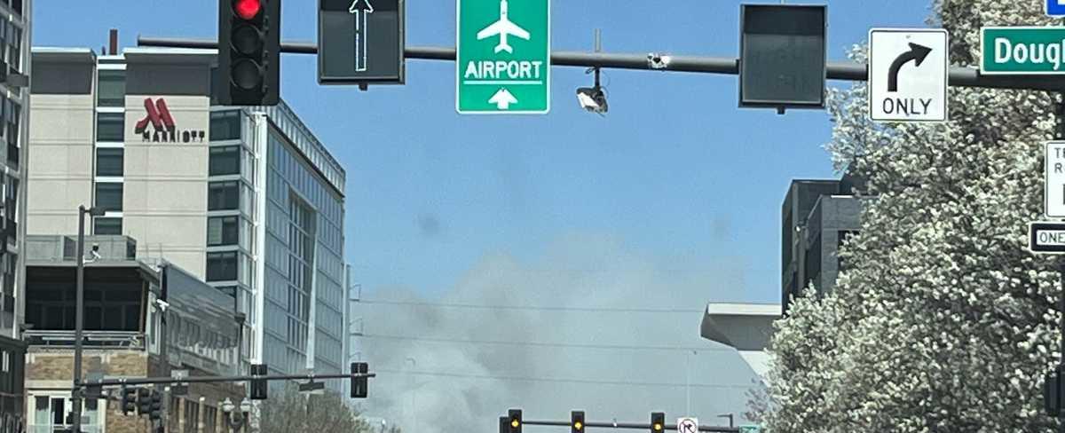Iowa, Nebraska wildfires continue burning; smoke visible in Omaha
