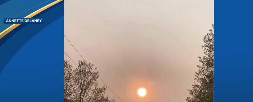 New Hampshire haze in skies caused by Canada wildfires