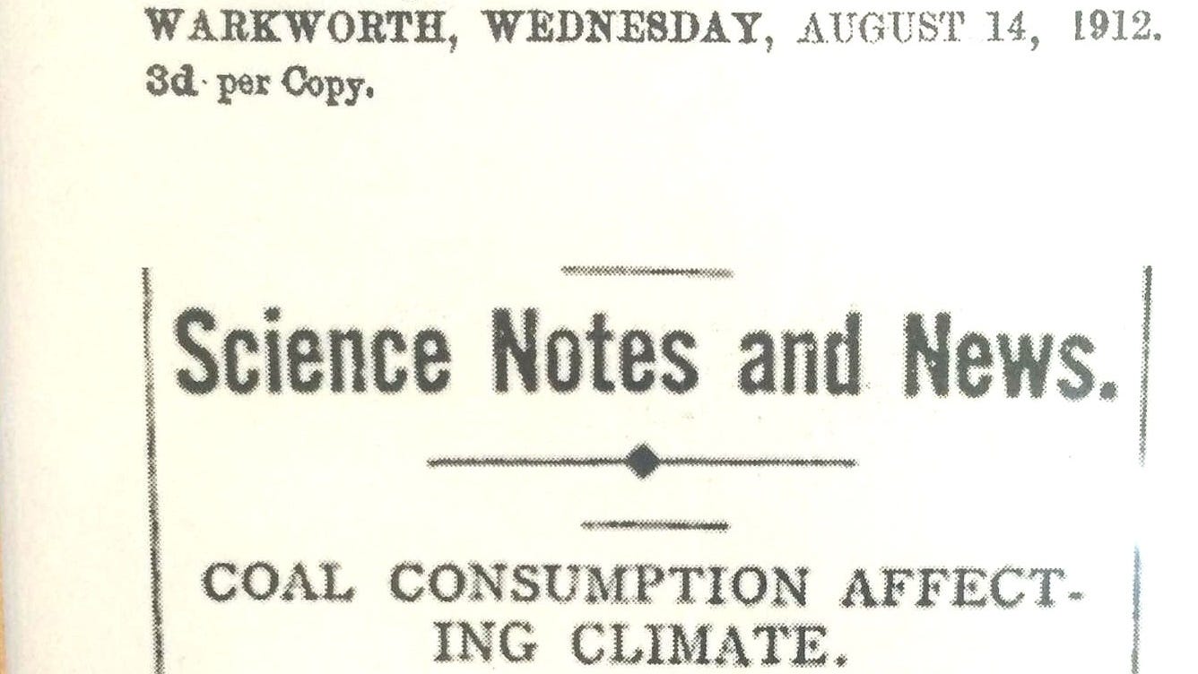 Timeline of climate change: What humanity knew and when