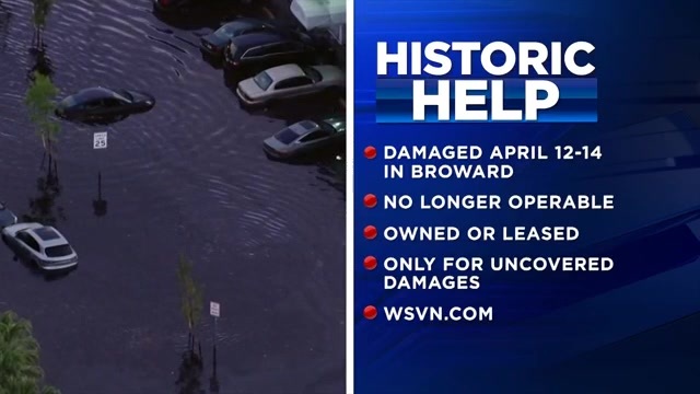 FEMA: Owners of cars damaged in historic Broward floods may be eligible for money