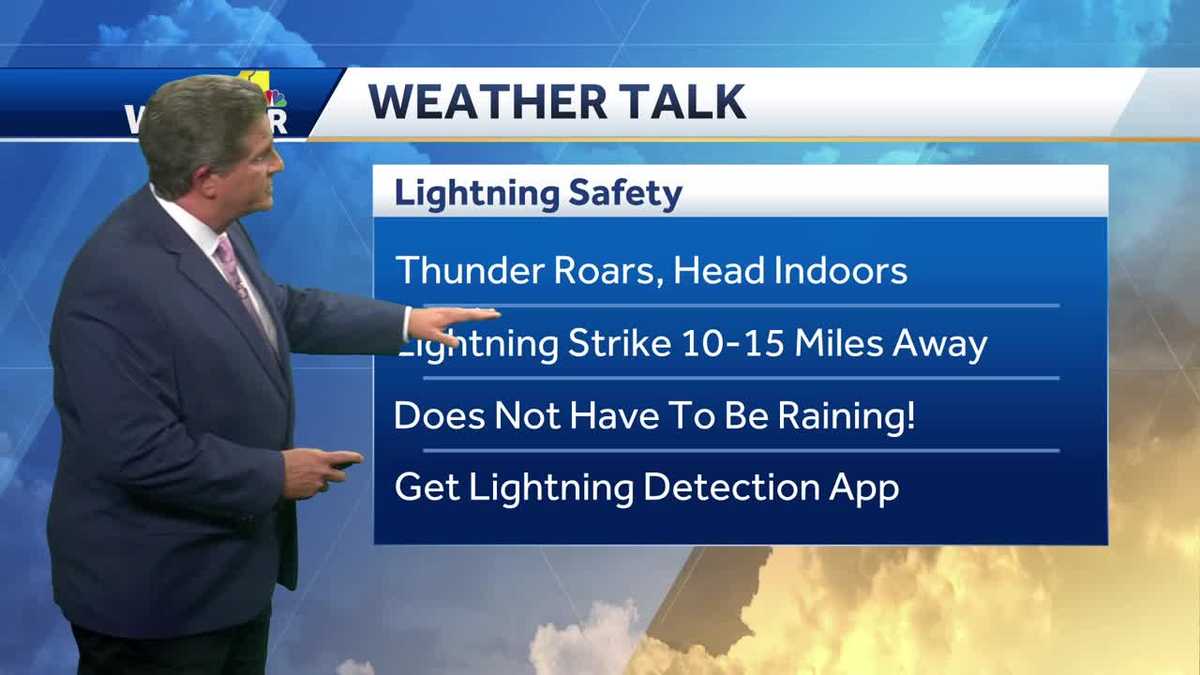 Weather Talk: Don't forget these lightning safety tips