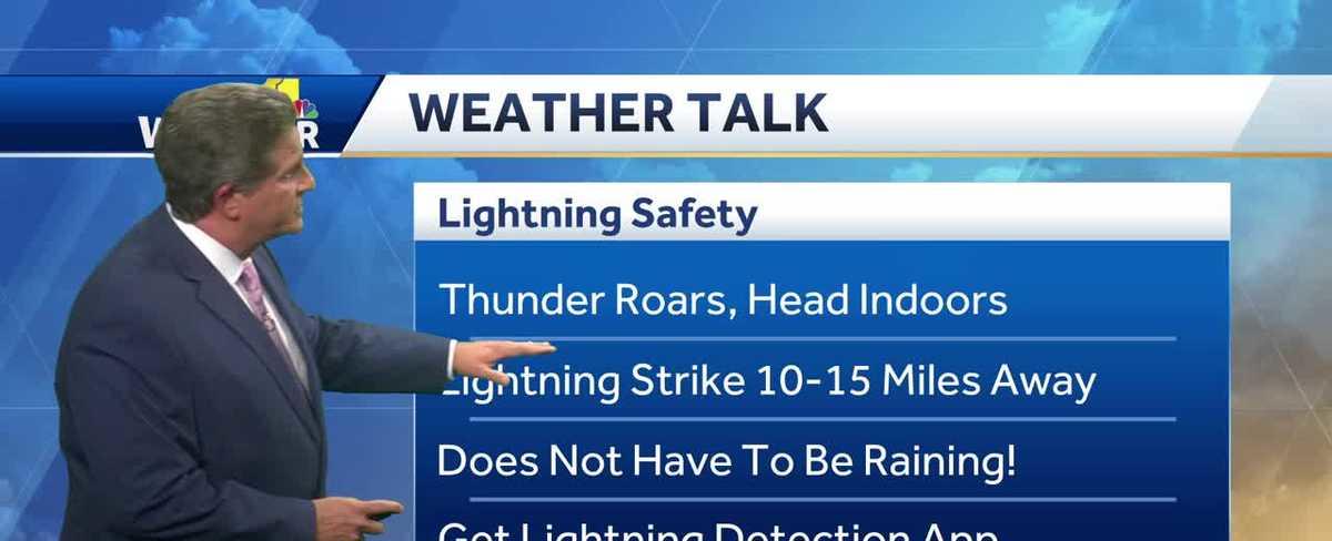 Weather Talk: Don't forget these lightning safety tips