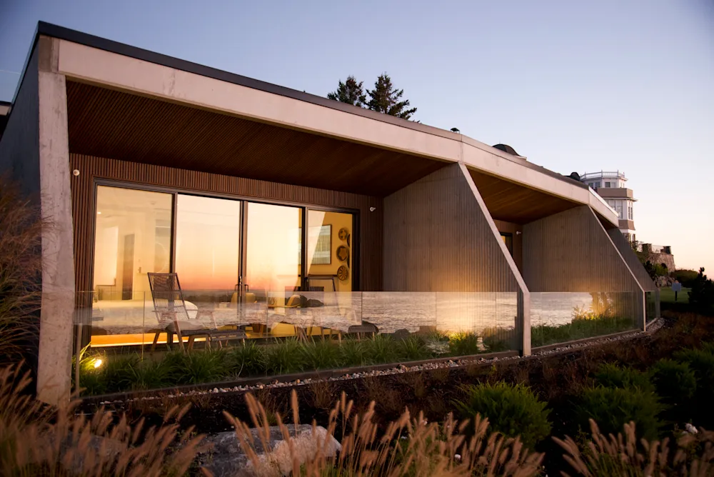 New Shoreside Cabanas Offer Sunsets & Solitude at Maine's Viewpoint Hotel