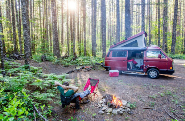 VW-Camper-Van-Oregon-Maupin-Fire