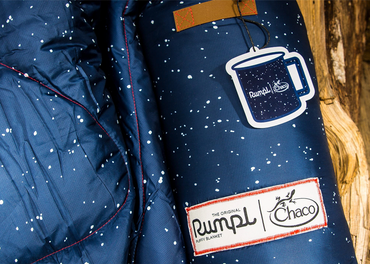 Rumpl x Chaco Collaboration Blanket and Boot 2020 Field Mag