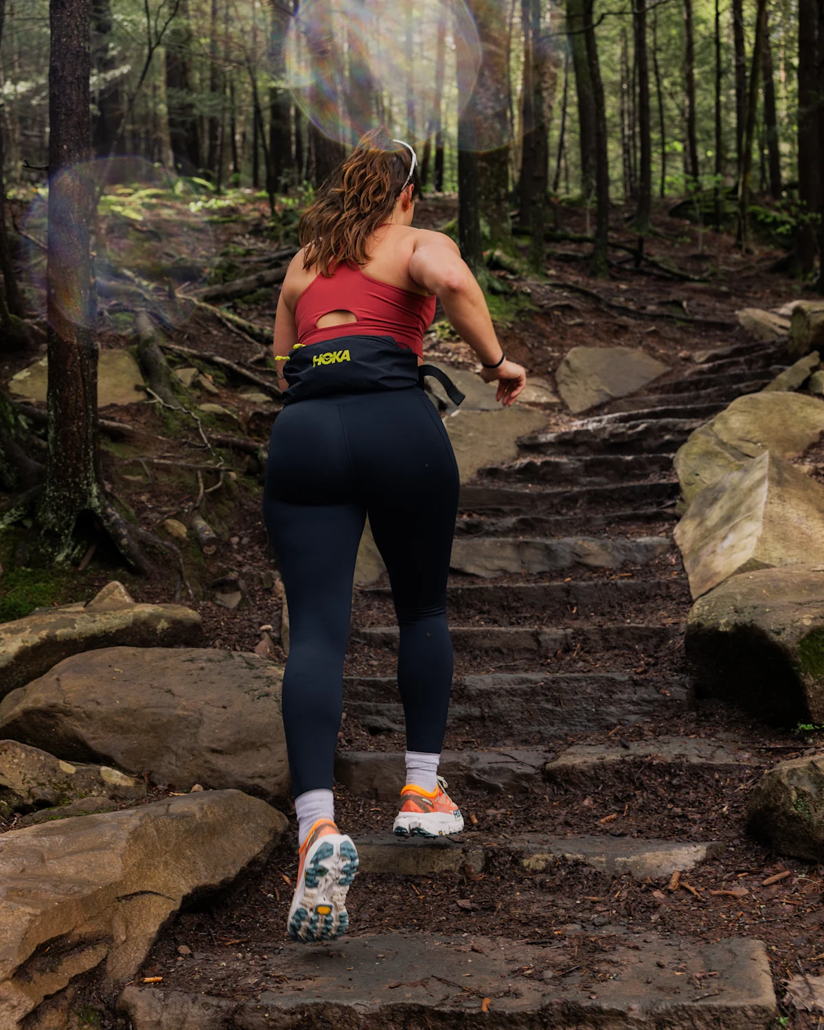 carbon-plates-in-trail-running-shoes-hannah-running-away