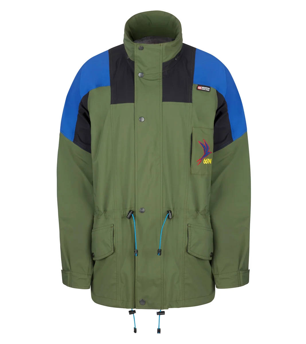 66North-Kria-NeoShell-Colorblock-Jacket Green-fieldmag