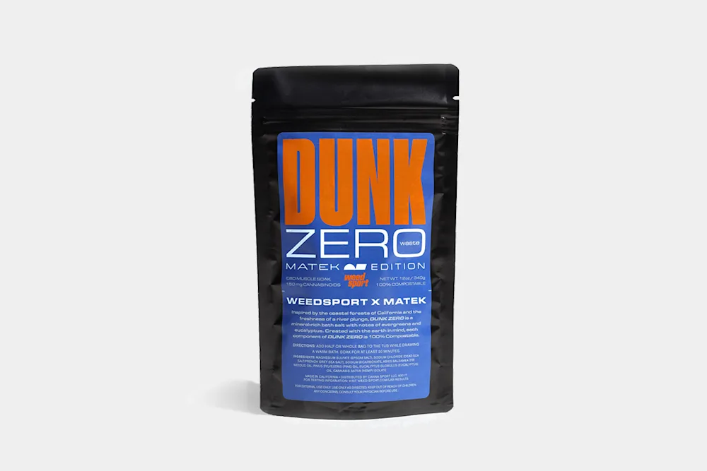 MATEK x Weed Sport CBD Bath Salts for Post-Adventure Recovery