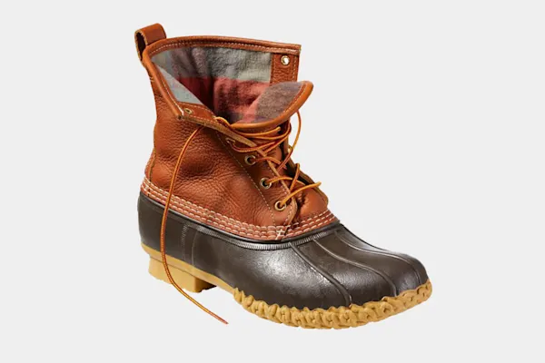 L.L. Bean Bean Boots 8", Flannel-Lined Insulated-thumbnail